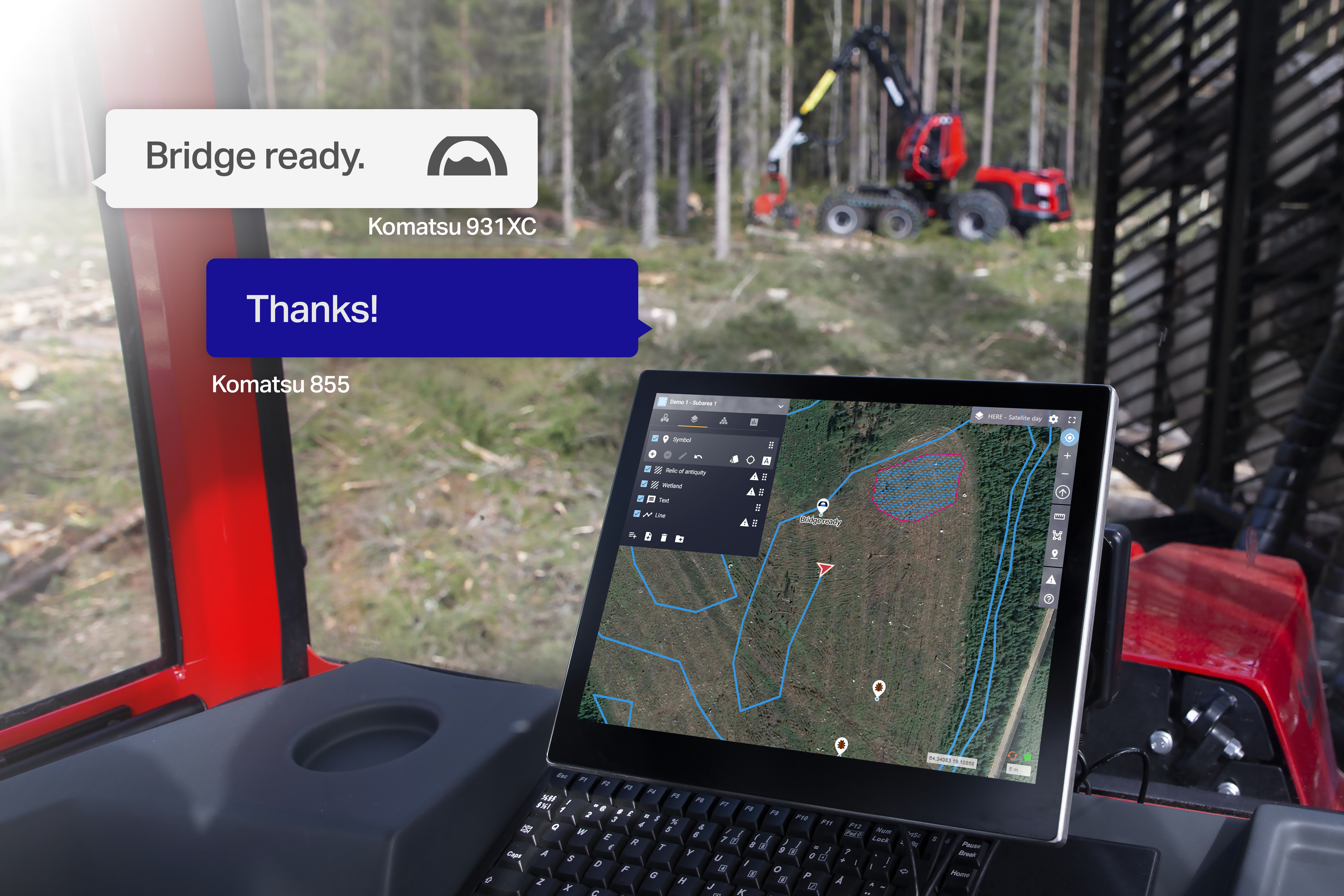 MaxiFleet worksite collaboration